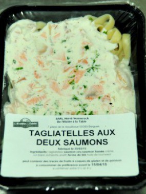 Tagliatelle au saumon 