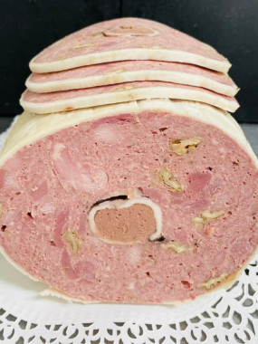 Galantine de chevreuil aux noix (tranche)