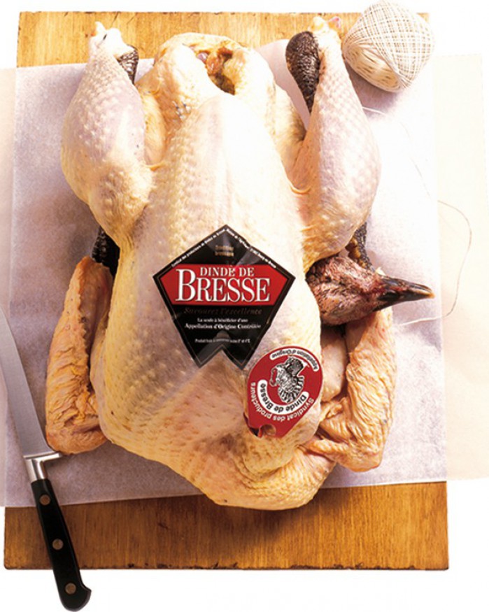 Dinde fermière de Bresse effilée