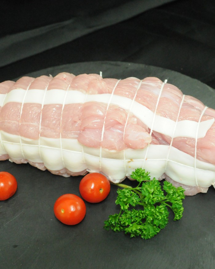 Rôti de dinde farce truffée