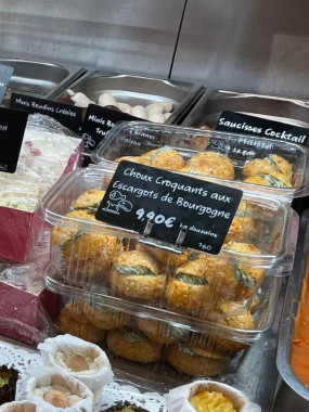 Choux croquants aux escargots de Bourgogne 