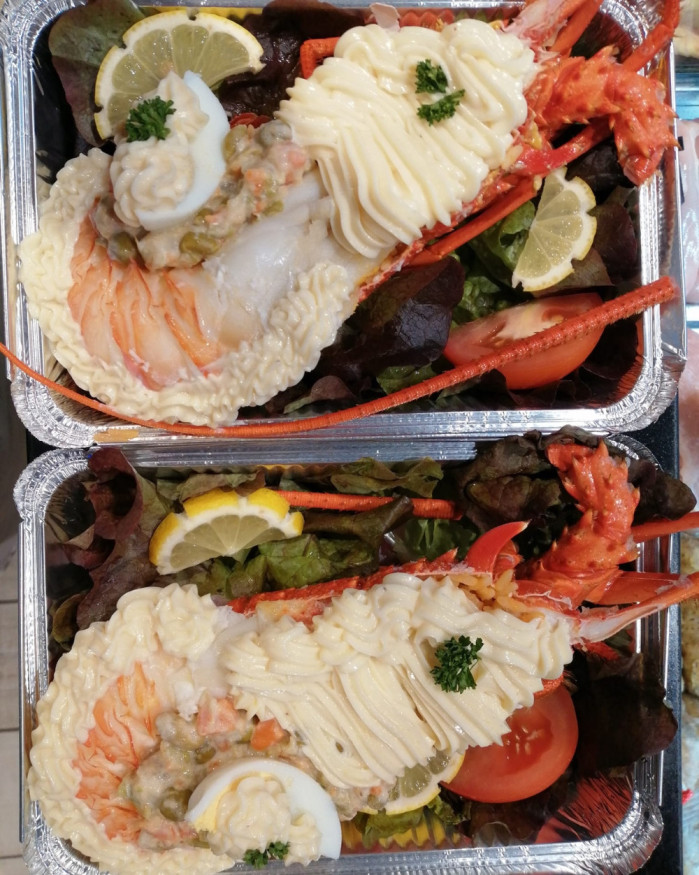 1/2 langouste à la Parisienne