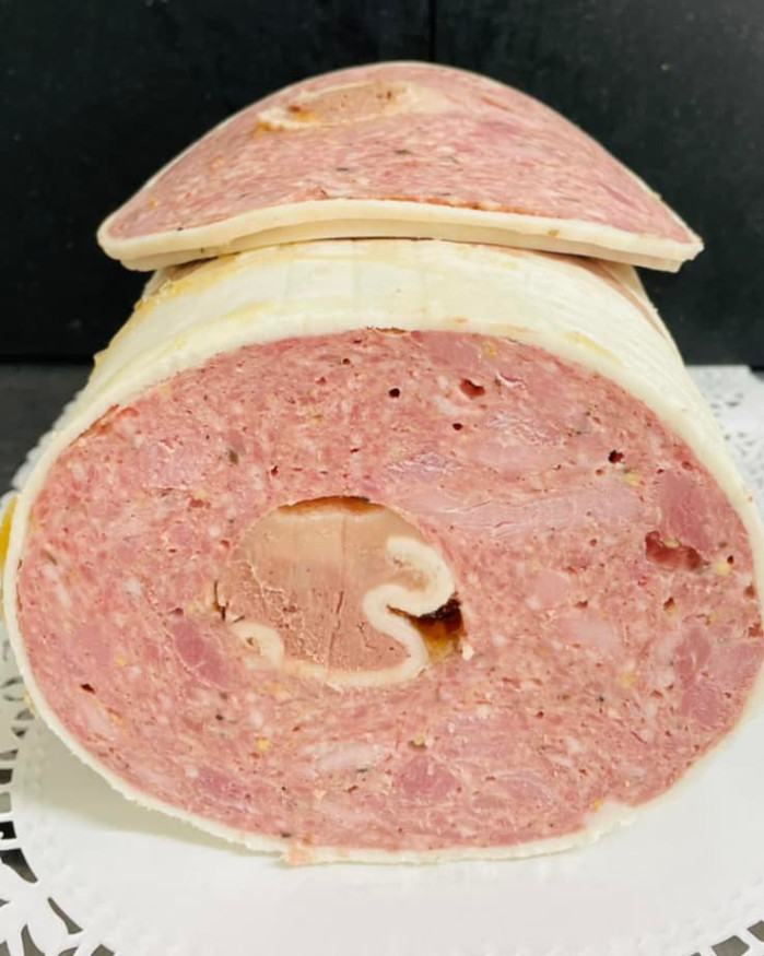 Galantine de faisan aux truffes (tranche)