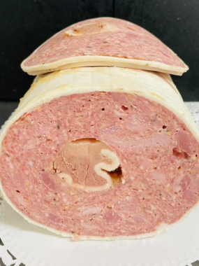 Galantine de faisan aux truffes (tranche)